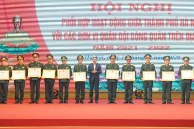 Tăng cường phối hợp hoạt động giữa TP Hà Nội với các đơn vị quân đội