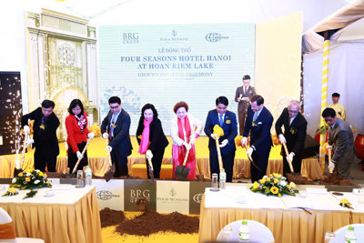 Động thổ dự án khách sạn Four Seasons 6 sao  bên hồ Hoàn Kiếm