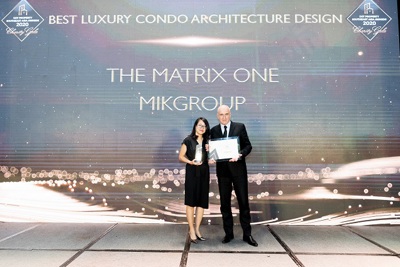 The Matrix One là dự án hạng sang có thiết kế kiến trúc đẹp nhất Đông Nam Á 2020