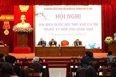 Cử tri Thanh Oai kiến nghị sớm triển khai tuyến Vành đai 4 đoạn qua Hà Nội