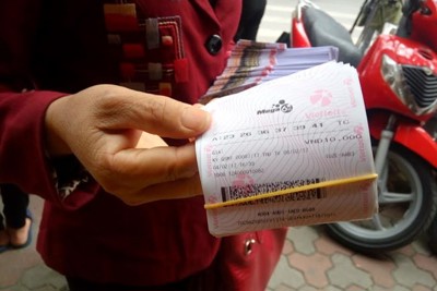 Đà Nẵng cấm bán dạo vé số Vietlott