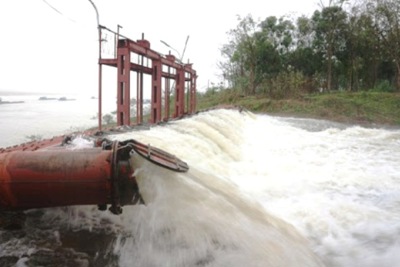Hà Nội và 10 tỉnh thành bước vào đợt lấy nước cuối cùng cho vụ Xuân 2021