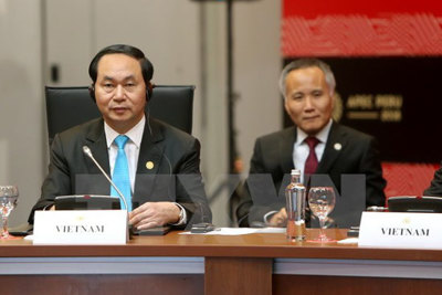 Chủ tịch nước Trần Đại Quang tham dự Tuần lễ Cấp cao APEC 2016