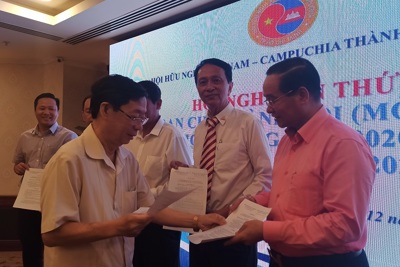 Hội Hữu nghị Việt Nam - Campuchia TP Hồ Chí Minh ra mắt Trung tâm xúc tiến thương mại