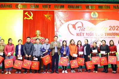 Huyện Thạch Thất hỗ trợ cho gần 450 đoàn viên công đoàn vay vốn ưu đãi