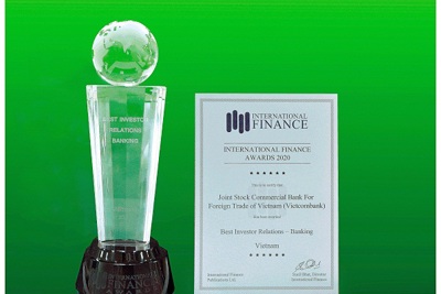 Vietcombank tiếp tục được vinh danh bằng 2 giải thưởng quốc tế