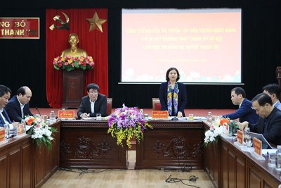 Phó Bí thư Thường trực Thành uỷ Nguyễn Thị Tuyến: Xây dựng cơ chế đặc thù để Thanh Trì hoàn thành tiêu chí lên quận