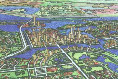 [Infographic] Các phương án quy hoạch sông Hồng trong những năm qua