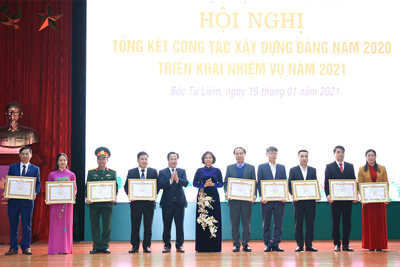 Phó Bí thư Thường trực Thành ủy Nguyễn Thị Tuyến: Quận Bắc Từ Liêm sớm đưa Nghị quyết Đại hội Đảng vào cuộc sống