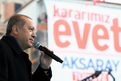 Thổ Nhĩ Kỳ trưng cầu dân ý vào tháng 4/2017