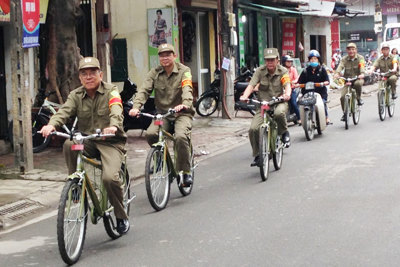Bảo vệ dân phố tuần tra bằng xe đạp: Nâng cao hiệu quả phòng ngừa tội phạm và tệ nạn xã hội