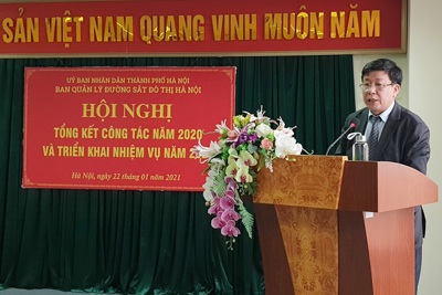 Ban quản lý Đường sắt đô thị Hà Nội tích cực triển khai hoàn thành tiến độ các dự án trong năm 2021