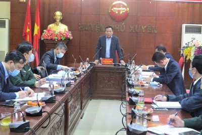 Phó Bí thư Thành ủy Hà Nội Nguyễn Văn Phong: Cán bộ phải gương mẫu làm thước đo trong phòng, chống dịch Covid-19