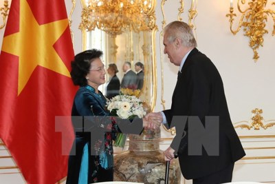 Chủ tịch Quốc hội Nguyễn Thị Kim Ngân hội kiến Tổng thống CH Séc