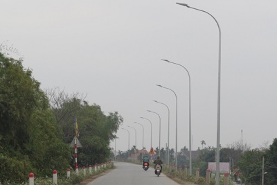 Thắp sáng những tuyến giao thông ở Phú Xuyên