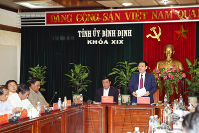 Phó Thủ tướng Vương Đình Huệ: "Qua kiểm điểm, Đảng bộ Bình Định sẽ vững mạnh hơn"