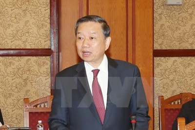 Bộ trưởng Tô Lâm gặp Bộ trưởng An ninh Quốc gia Trung Quốc