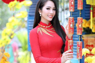 Hoa hậu Dương Kim Ánh lần đầu tung bộ đôi nhạc Xuân