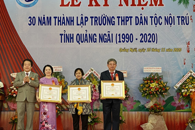 Trường THPT Dân tộc nội trú tỉnh Quảng Ngãi kỷ niệm 30 năm thành lập