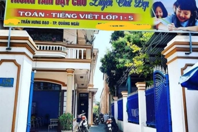 Vụ cô giáo đánh học sinh ở Quảng Ngãi: Xử phạt và yêu cầu đóng cửa Trung tâm luyện chữ