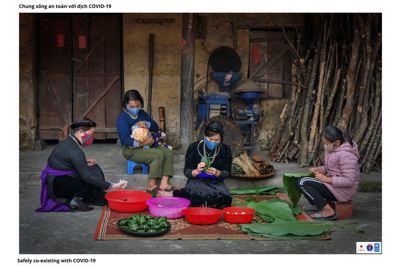 Yên Minh: Nét đẹp trong lao động kết hợp với phòng chống Covid-19