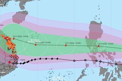 3 kịch bản đổ bộ của bão số 13