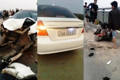 Tin mới nhất vụ ô tô trốn chốt đo nồng độ cồn gây tai nạn kinh hoàng ở Quảng Trị