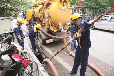 Hà Nội ban hành đơn giá duy trì hệ thống thoát nước đô thị