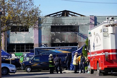 Mỹ: Số người thiệt mạng trong vụ cháy nhà kho “Tàu ma” tăng gấp 3
