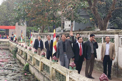 Nguyên lãnh đạo TP Hà Nội thăm, chúc Tết cán bộ, Nhân dân Phù Đổng