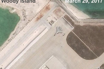 Máy bay chiến đấu Trung Quốc xuất hiện trên đảo Phú Lâm