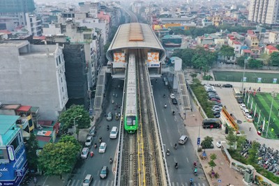 Đường sắt Cát Linh - Hà Đông chạy thử 287 lượt mỗi ngày