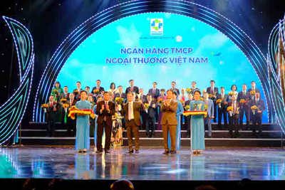 Vietcombank - ngân hàng duy nhất 7 lần liên tục được vinh danh Thương hiệu Quốc gia