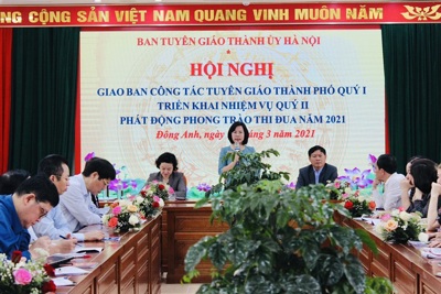 Hà Nội: Đẩy mạnh tuyên truyền cuộc bầu cử đại biểu Quốc hội và HĐND các cấp