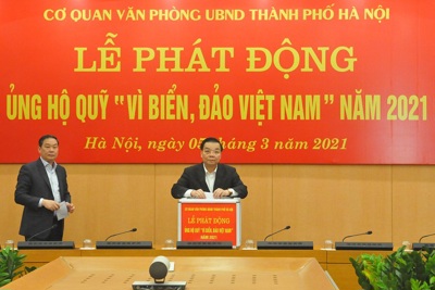 Văn phòng UBND TP Hà Nội phát động ủng hộ quỹ "Vì biển, đảo Việt Nam" năm 2021