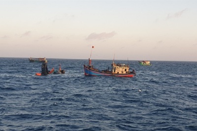 Vụ tàu cá bị sóng đánh chìm, 5 người chết và mất tích: Tìm thấy 2 thi thể