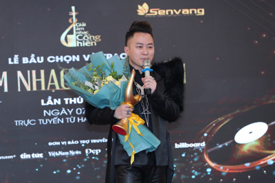 Tùng Dương giành chiến thắng 3 hạng mục giải Âm nhạc Cống hiến 2021