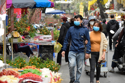 Chợ hoa Tết - điểm hẹn văn hóa ngày Tết của Hà Nội