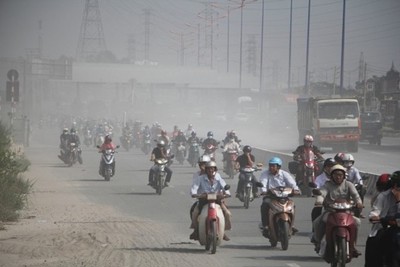Chất lượng không khí ở TP Hồ Chí Minh xấu, tia cực tím ở mức nguy hại