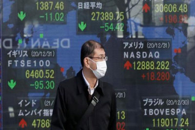 Nhà đầu tư thận trọng trước bất ổn chính trường Mỹ, chứng khoán châu Á trái chiều