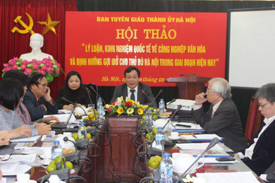 Gợi mở giải pháp xây dựng công nghiệp văn hóa cho Hà Nội