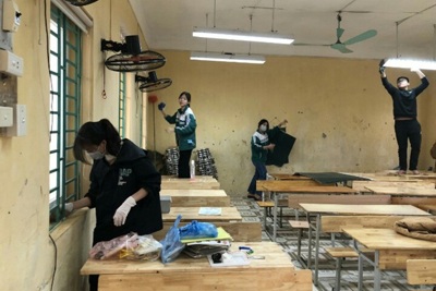 Huyện Phú Xuyên chuẩn bị điều kiện tốt nhất đón học sinh đi học trở lại