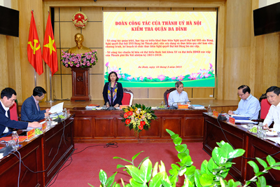 Phó Bí thư Thường trực Thành uỷ Nguyễn Thị Tuyến: Tổ chức thực hiện tốt các Chương trình công tác để sớm đưa Nghị quyết vào cuộc sống