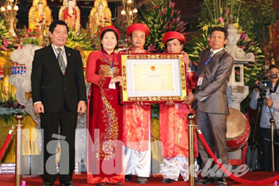Công nhận Lễ hội Đền Trần Thương là Di sản văn hóa phi vật thể quốc gia