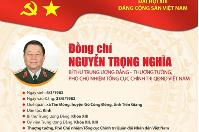 [Infographic] Quá trình công tác Bí thư Trung ương Đảng Nguyễn Trọng Nghĩa