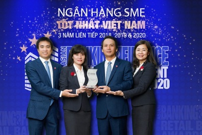 BIDV tiếp tục là “Ngân hàng SME tốt nhất Việt Nam”