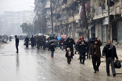 Aleppo: Thường dân sơ tán, phe đối lập hạ vũ khí