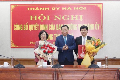 Bà Lê Thị Thu Hằng được điều động làm Bí thư Quận ủy Tây Hồ