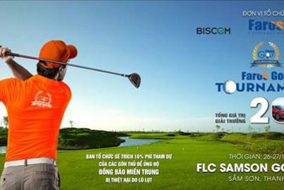 Voucher FLC Samson siêu hấp dẫn dành tặng golf thủ Faros Golf Tournament lần 2