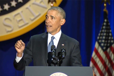 Tổng thống Obama phát biểu chia tay Nhà Trắng